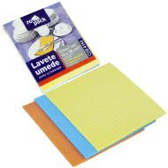 Lavete umede din fibre naturale 16 x 18 cm / set 3 bucati Ropack